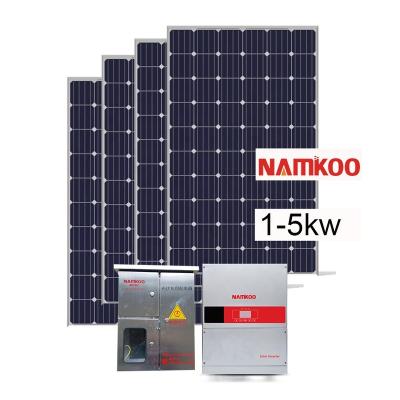 China Complete Home Solar System 3kw On Grid Solar Panel Kit New Product Solar Energy Powered for sale