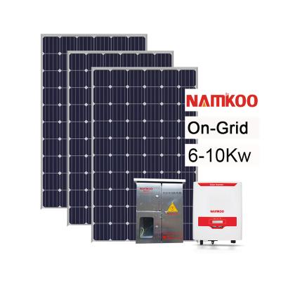 China 6kw home commercial solar power system on grid solar system for sale for sale