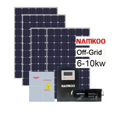 China High Quality Home Solar System Home 6kw Off Grid Solar Power System Home for sale