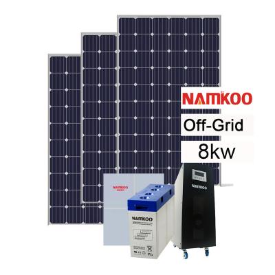 China Home Custom 8kw Off Grid Solar Power System Complete Solar System For Home for sale