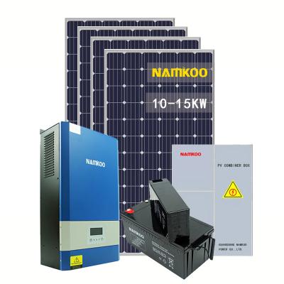 China Home Solar System 10KW Off Grid Solar Home System 10000W Solar Power System With Best Price for sale