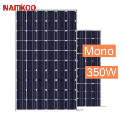 China Namkoo Home Good Quality Mono Solar Panel 350W Solar Panels 48volt 350watt for sale