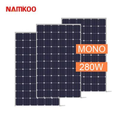 China China solar power system solar panels low cost 280 watt mono solar panels in stock for sale