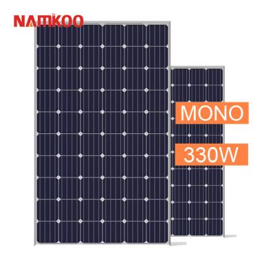 China Mono Solar Panels 330W 330W Mono Solar Panels 330Watt High Efficiency Mono Solar Power Price for sale