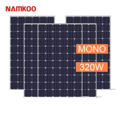 China Power System Namkoo Solar Photovoltaic Modules 320Watt Mono Solar Panel 320W Europe Stock for sale