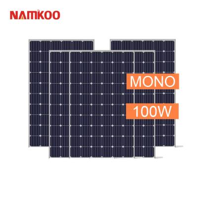 China Sunpower Monocrystalline Solar Panel Home Use 100W Solar Power System Solar Panels Solar Panel for sale