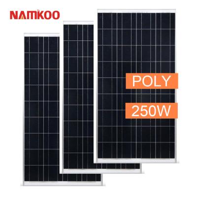 China South Africa 250w Solar Power System Solar Panel All Weather Structure Solar Panel for sale