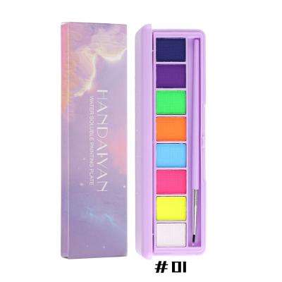 China Hot Selling Waterproof High Pigmentation Eye Shadow Long Lasting Palette With Brush Christmas Halloween Party Tools Cosmetic for sale