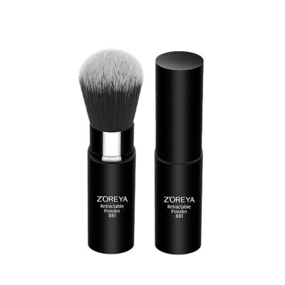 China Custom Retractable Flat Brush Powder Brush Professional Makeup Cosmetics Tools for sale