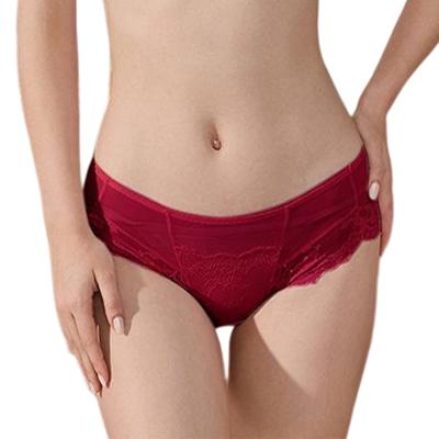 China Wholesale Antibacterial Simple Matching Customizable Customizable Sexy Underwear Lace Hip Lift Hipster Women's Breathable Panties for sale