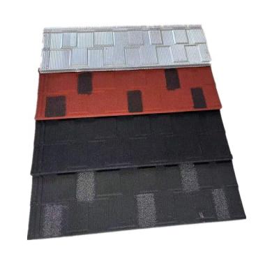 China Modern Kenya Sun Stone Coated Metal Roofing Shingles Stone Coated Aluminum Roofing for sale