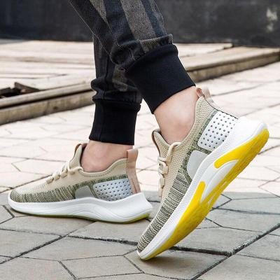 China Cushioning Hot Selling Sneakers Slip On Walking Shoes Mesh Running Shoes Trendy Trainers Lightweight Breathable Non Slip For Men for sale