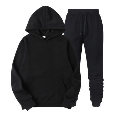 China Anti-wrinkle cotton sale men /women hoodies + sweatpants for autumn winter streetwear sets sweatershirts matching sweatpants for sale