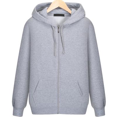 China Wholesale Heavy White Heavy Oversize Zipper Custom OEM Men's Anti-Wrinkle Cotton Zipper 100% Cotton Zipper Up Hoodies With Zipper for sale