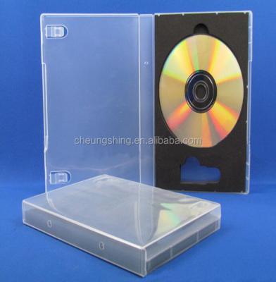 China PP 22mm plastic dvd pp case, cd r box, no hub usb plastic case for sale