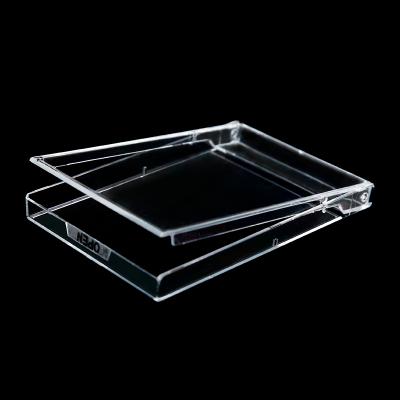 China Recyclable Clear Plastic Packing Portable Holder Dropshipping Hard Labor Name Card Case Travel Membership Credit Card Storage Holder for sale