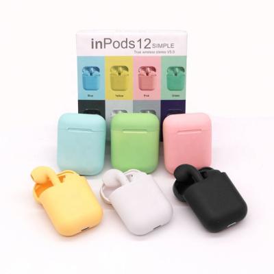 China 2022 Best Selling In-Ear Amazon Ear Pods Air 2 Pods Macaron Inpods 12 i12 TWS Wireless Earphone Earbuds for sale