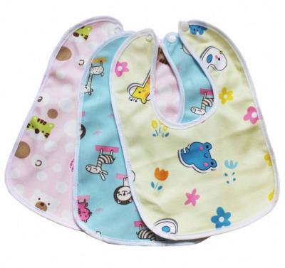 China Wholesale Cotton Waterproof Children's Super Soft Double Layer Bib Bib Towel Baby Saliva Towel for sale