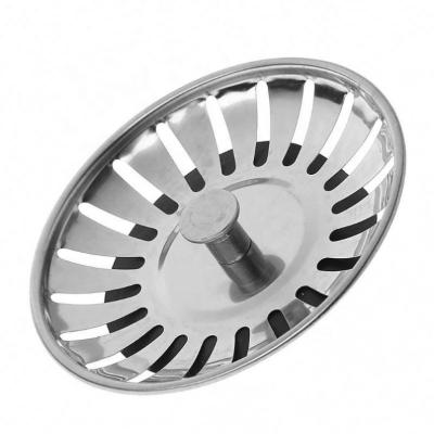 China Eco-friendly 1PC 201 Stainless Steel Kitchen Sink Strainer Stopper Waste Plug Sink Filter Lavabo Bathroom Hair Catcher Kitchen Accessories for sale