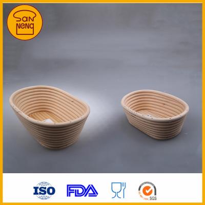 China Viable Handmade Natural Rattan Color Proving Basket for sale