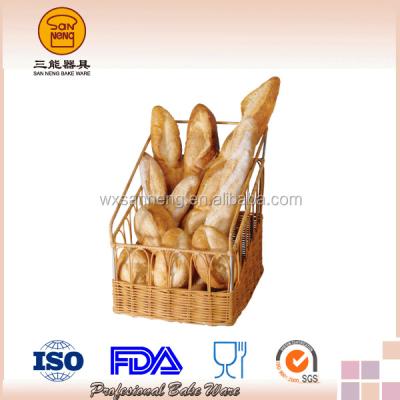 China Sustainable Traditional Design SGS Standard Handmade Plastic Wicker Square Basket for sale