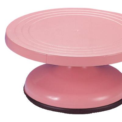 China Disposable ABS Plastic Colorful Cake Rotating Rack For Home Use for sale