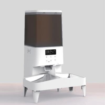 China Custom Smart Home Pet Feeder Weiß Intelligente automatische Tier Fütterung zu verkaufen