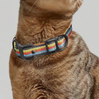 China Adjustable Nylon Pet Collars Leashes Stylish Cute Dog Collars And Leashes for sale