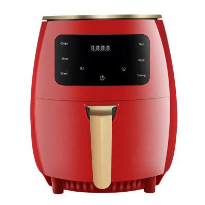 China Hotel Household 4.5L Intelligent Electric Digital Air Fryer Hot Selling French Multi Automatic Oil Air Fryers Free Machine With Touch Screen for sale