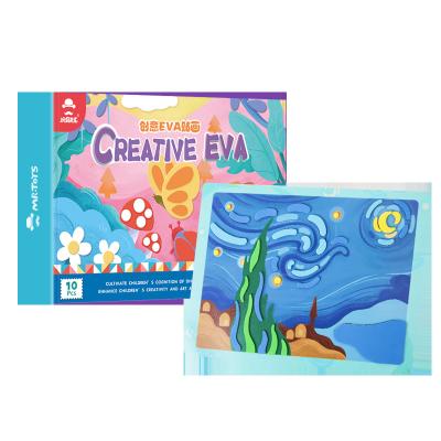 China WJTH001Children 3D Stickers DIY Material EVA Package Handmade Stickers KGWJ001 for sale