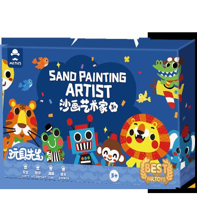 China PZ001003 DIY color sand paint materials scratch paint parent-child handmade toys PZ001003 for sale