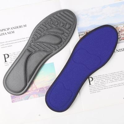 China 2022 Amazon Hot Sale Ortholite Insole Thickened Sponge Elastic Cushioning Massage Sweat Absorbent Breathable Sports Leisure Cuttable Insole for sale