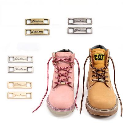 China Wholesale Shoe Buckle Striped Double Color Laces Buckle Outdoor Sneakers Shoe Laces Buckle Martin Cotton Tooling Boots Shoelace for sale