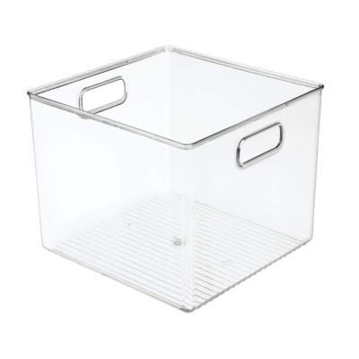 China Clear Plastic Barrel Stored Storage In Custom Acrylic Storage Box - Closet Organizer for sale