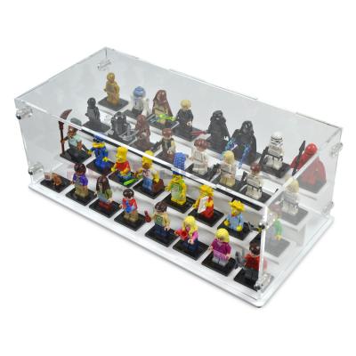 China Shenzhen lucky lego modern customized acrylic display case dodger for sale