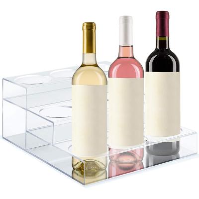 China Customized Hot Selling Lucky Acrylic Modern Beverage Bottle Holder Display With CE Certificate for sale