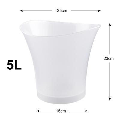 China Modern Customized LED Ice Bucket Light Up Drink Container for sale