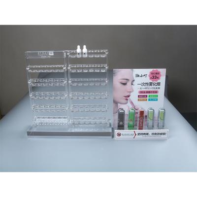 China Modern Customized New Design Lucky Vape Counter Top Acrylic Display With High Quality for sale