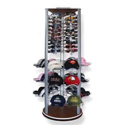 China New Design Modern Customized Lucky Hat And Stone Sunglasses Show Rack With High Quality for sale