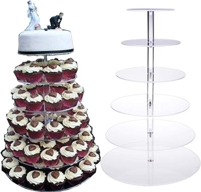 China Europe Acrylic Clear Cake Stand Cupcake Stand Tower/Food Display Stand Wedding for sale