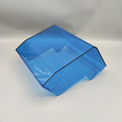 China Fashional Etc Food Grade Acrylic Display Rack factory customized high quality blue acrylic box acrylic storage box for wholesale for sale