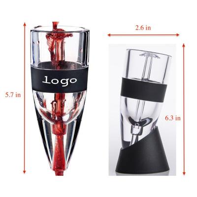 China Stored / Sustainable Essential Magic Red Wine Portable Aerator Decanter Umbrella For Bottle for sale