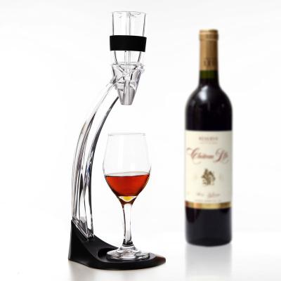 China Custom Stocked/Viable Aerator and Classic Logo Magic Decanter Umbrella Portable Red Wine Decanter for sale