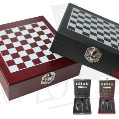 China Recyclable Recyclable MDF Stamping Wine Bottle Boxes Wood Packaging Gift Box for sale