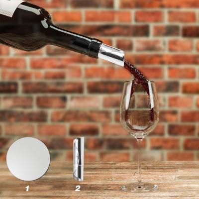 China Disposable/Sustainable/Stored Custom Reusable Aluminum Customized Drip Stop Food Grade Aluminum Disc Wine Pourer Disc for sale