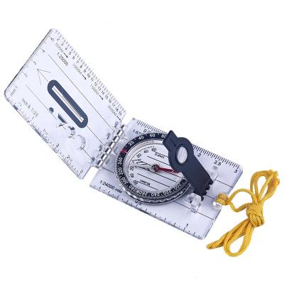 China Outdoor Adventure Foldable Compass for Navigation Supporting Hiking Compass for sale