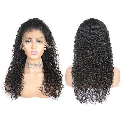 China Curly Curly Virgin Cheap Curly Raw Indian Hair Curly Pre Pluck To Lace Front Wig Human Hair Wigs For Black Women Seller for sale