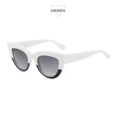 China Cat Eye 2021 Latest Hot Selling Wholesale Sunglasses New Fashion Sunglasses Big Frame Cat Eye Sunglasses for sale