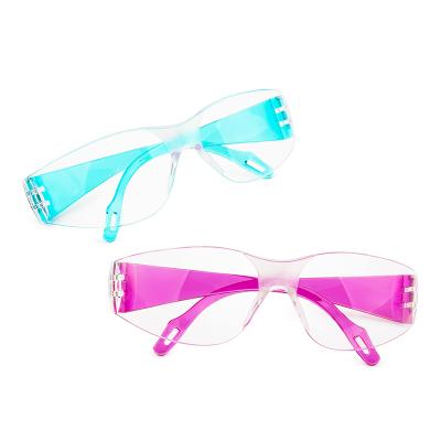 China Kids Safety Glasses Colored Glass Eye Protection Device PC Material Safety Glasses for sale