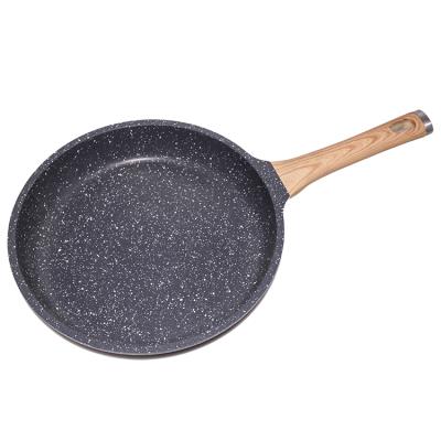 China Gray Color Aluminum Stick Fry Pan BBQ Grill Using Non Sustainable Gas Marble Stone And Electric Cooker for sale